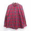 ラルフローレン 90s 長袖シャツ レッドチェック XL | 古着