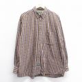 ドッカーズ 00s 長袖シャツ ブラウンチェック XL | 古着