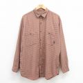 L★古着 パタゴニア patagonia 長袖 ブランド シャツ メンズ 00年代 00s オーガニックコットン ポルトガル製 エンジ チェック 25jul29 中古 トップス