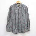【20%OFF】XL★古着 エルエルビーン LLBEAN 長袖 ブランド シャツ メンズ 90年代 90s 大きいサイズ 緑系他 グリーン チェック 25oct24 中古 トップス