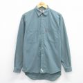 L★古着 リーバイス Levis 長袖 ブランド シャツ メンズ 00年代 00s コットン 緑 グリーン 25nov04 中古 トップス