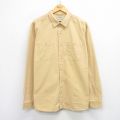 XL★古着 エルエルビーン LLBEAN 長袖 ブランド シャツ メンズ 00年代 00s 大きいサイズ コットン 黄 イエロー 25nov04 中古 トップス