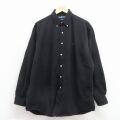 ラルフローレン 90s 長袖シャツ ワンポイント ブラック XL | 古着