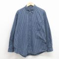 XL★古着 エディーバウアー 長袖 ブランド シャツ メンズ 00年代 00s コットン ボタンダウン 黒他 チェック 26apr02