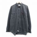 XL★古着 リーバイス Levis 長袖 ブランド シャツ メンズ 00年代 00s コットン 黒 デニム【spe】 26apr08