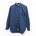 L★古着 リーバイス Levis 長袖 ブランド シャツ メンズ 00年代 00s 濃紺 26apr08