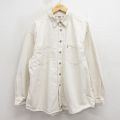 XL★古着 リーバイス Levis 長袖 ブランド シャツ メンズ 00年代 00s 大きいサイズ コットン 白 デニム 26apr08