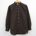 XL★古着 エルエルビーン 長袖 ブランド シャツ メンズ 00年代 00s コットン ボタンダウン 茶他 チェック 26apr20