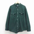 XL★古着 ギャップ GAP 長袖 ブランド シャツ メンズ 90年代 90s コットン ボタンダウン 緑 26apr28