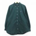 ラルフローレン 90s 長袖シャツ オックスフォード グリーン XL | 古着