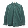 ラルフローレン 長袖シャツ ワンポイントロゴ グリーン S | 古着