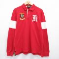 ラルフローレン 長袖ラガーシャツ レッド L | 古着