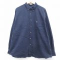 エディーバウアー 00s 長袖シャツ 鳥 ネイビー XL | 古着