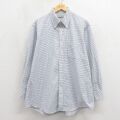 エルエルビーン 90s 長袖シャツ チェック ホワイト XL | 古着