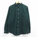 ギャップ 長袖シャツ オックスフォード グリーン XL | 古着