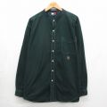 トミーヒルフィガー 90s 長袖シャツ ワンポイントロゴ グリーン XL | 古着