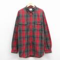 ギャップ 00s 長袖シャツ チェック レッド XL | 古着