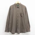 ジェイクルー 90s 長袖シャツ カーキチェック XL | 古着