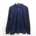 ラルフローレン 90s 長袖ポロシャツ ワンポイントロゴ ネイビー メンズM相当 | 古着
