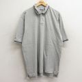 【50%OFF】XL★古着 フィラ FILA 半袖 ブランド ポロ シャツ メンズ 大きいサイズ コットン グレー 24jul05 中古 トップス