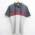 M★古着 アディダス adidas 半袖 ブランド ポロ シャツ メンズ 80年代 80s USA製 グレー他 24jul13 中古 トップス