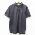 XL★古着 バナナリパブリック BANANA REPUBLIC 半袖 ブランド ポロ シャツ メンズ 00年代 00s RALPH PILL 鹿の子 コットン 濃グレー 25may16 中古 トップス