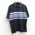 ラルフローレン 90s 半袖ポロシャツ ワンポイント ブラック XL | 古着