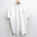 XL★古着 ノーティカ NAUTICA 半袖 ブランド ポロ シャツ メンズ 90年代 90s ワンポイントロゴ 鹿の子 大きいサイズ コットン 白 ホワイト 25jul30 中古 トップス
