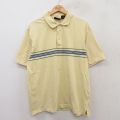 【50%OFF】XL★古着 ピューリタン 半袖 ブランド ポロ シャツ メンズ 00年代 00s 大きいサイズ 黄他 イエロー 25aug05 中古 トップス