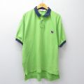 XL★古着 ノーティカ 半袖 ブランド ポロ シャツ メンズ ワンポイントロゴ SAIL コンペティション 大きいサイズ 黄緑他 26apr10