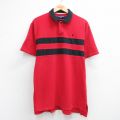 ラルフローレン ポロスポーツ 半袖ポロシャツ ワンポイントロゴ レッド XL | 古着