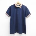エルエルビーン 80s 半袖ポロシャツ ラグラン ネイビー L | 古着