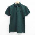 ラコステ 90s 半袖ポロシャツ ワンポイントロゴ グリーン S | 古着