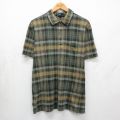 ラルフローレン 90s 半袖ポロシャツ チェック グリーン XL | 古着