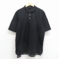 ラルフローレン 90s 半袖ポロシャツ 鹿の子 ブラック XL | 古着