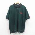 チャンピオン 00s 半袖ポロシャツ コーネルカレッジ グリーン メンズXL相当 | 古着