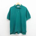 リーバイス 90s 半袖ポロシャツ ワンポイントロゴ ライトブルー メンズXL相当 | 古着