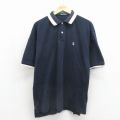 ノーティカ 90s 半袖ポロシャツ ワンポイントロゴ ネイビー メンズXL相当 | 古着