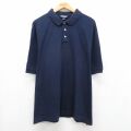 ランズエンド 00s 半袖ポロシャツ ネイビー メンズXL相当 | 古着