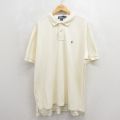 ラルフローレン 90s 半袖ポロシャツ ワンポイントロゴ ベージュ メンズXL相当 | 古着