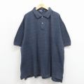 ラルフローレン 90s 半袖ポロシャツ ワンポイントロゴ グレー メンズXL相当 | 古着