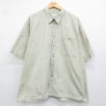 ピエールカルダン 90s 半袖シャツ ヤシの木 カーキ XL | 古着