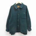 L★古着 ウールリッチ 長袖 ウール シャツ ジャケット メンズ 緑 26mar11