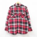 コールマン 長袖フランネルシャツ レッドチェック M | 古着