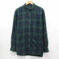 レッドヘッド 00s 長袖フランネルシャツ タータンチェック グリーン XL | 古着