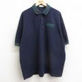 マンシングウェア 90s 半袖ポロシャツ ALAMAR ネイビー XL | 古着