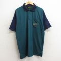 00s 半袖ポロシャツ ゴルフ グリーン XL | 古着