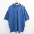 ビューグルボーイ 00s 半袖ポロシャツ ワンポイントロゴ ネイビー XL | 古着