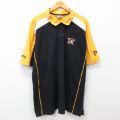 XL★古着 リー Lee 半袖 ポロ シャツ メンズ 00年代 00s MLB ピッツバーグパイレーツ 鹿の子 大きいサイズ 黒 ブラック メジャーリーグ ベースボール 野球 24jul16 中古 トップス