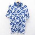 アロー 90s 半袖ポロシャツ ゴルフ ブルー XL | 古着